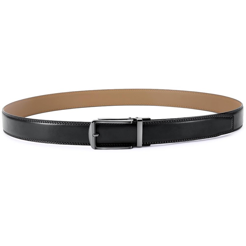 DOOPAI Men's Belt, Set of 2, Large Size, Length 41.3