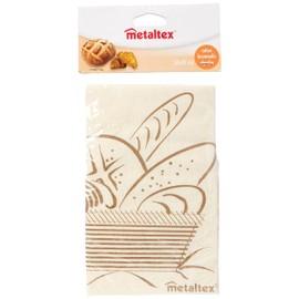 Metaltex 239243 Sac à Pain Coton Blanc 34 x 43 cm, Anzahl: 1 Stück