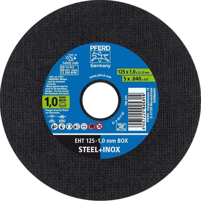 Pferd 1.0 mm cutting discs box - for high cutting