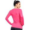 Womens Long Sleeve Workout Tops Dry Fit with Thumb Holes(Neon