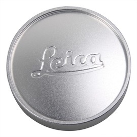 eTone Metal Lens Cap for Leica E43 50mm f:1.4 V2 Summilux Black or Silver (Silver)