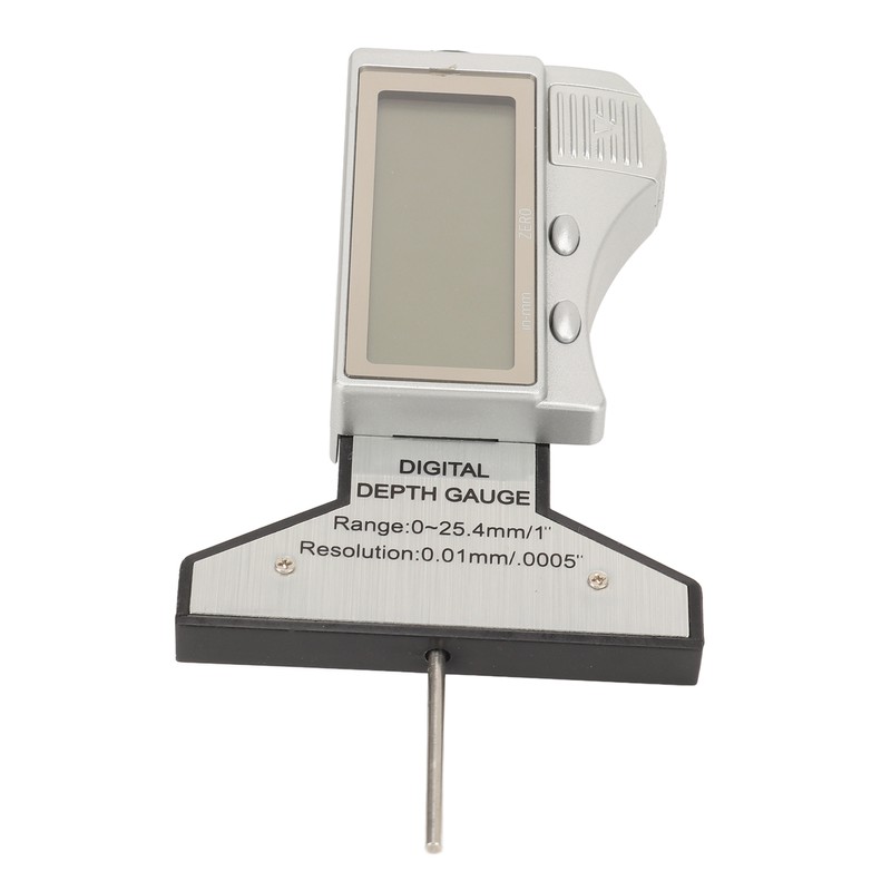 Digital Tire Depth Gauge Accurate Zeroable Car Tyre Meter Measurer