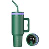 MySofuTech 40 oz Tumbler and Coffee Tumbler, Hydration Reminder and