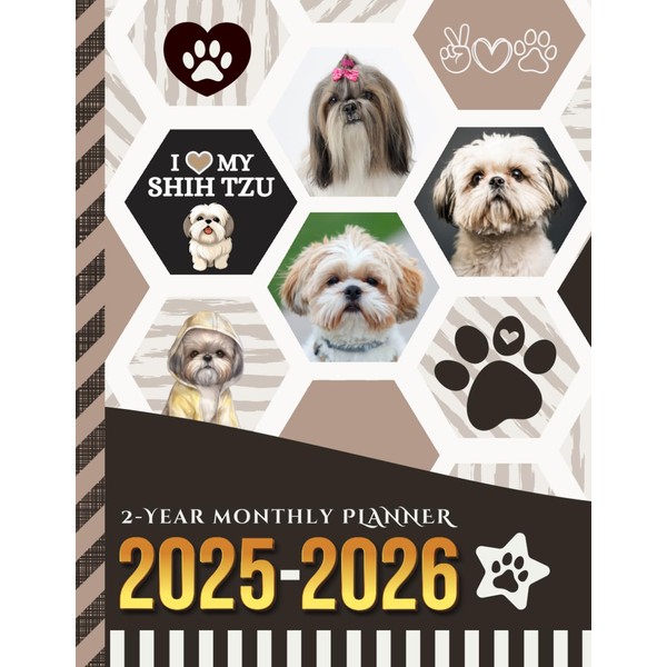 2-Year Monthly Planner 2025-2026: 8.5x11 Dated Organizer With 100 Blank