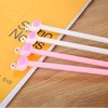 BE-TOOL 10 Pcs White Cartoon Flamingo Gel Ink Pen with