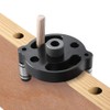 Aluminum Woodworking Open Self Centering Doweling Jig Set, Vertical Puncher