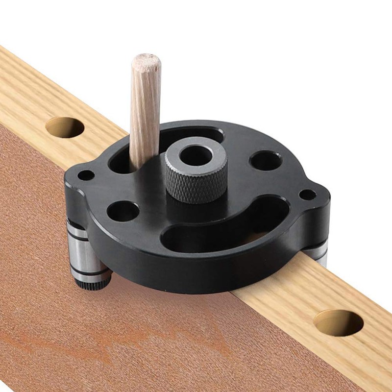 Aluminum Woodworking Open Self Centering Doweling Jig Set, Vertical Puncher