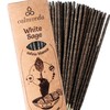 Organic White Sage Smudge Sticks - with Real Leaves 24+