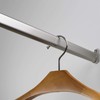 HomeCentreⓇ 1200mm Oval Chrome Wardrobe Rail 30mm Clothes Hanging Hanger