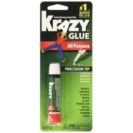 Krazy Glue Instant Purpose Tube 0.07-Ounce Pack of 6, Clear 6 count