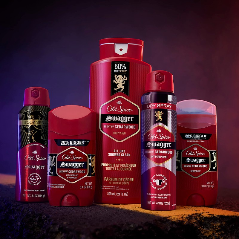 OLD SPICE RED COLLECTION DEO SWAGGER 4/255 3CT EC