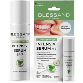 BLESSAND Dr Dana Gum Gel Intensive Serum No.7 | Advanced Care for Gum Problems | Helps with Bleeding Gums, Inflammation, and Periodontal Disease | Enriched with Mint, Propolis & Chamomile | Soothing, Fresh Formula for Healthy Gums