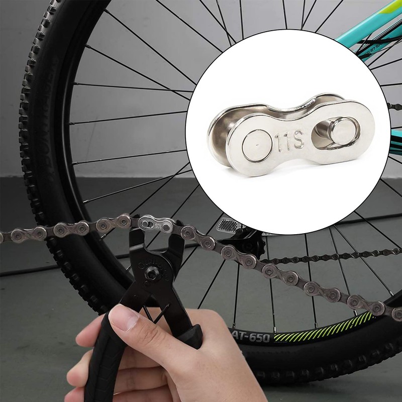 LBING Chain Lock Bicycle Chain 12 Pairs Bicycle Chain Clasp