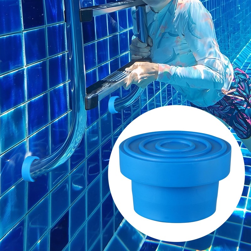 4 Pack Pool Ladder Bumper Plugs for Inground Pool Rubber