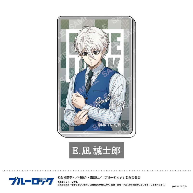 Pommop Blue Rock E Nagi Seijiro Acrylic Sticker