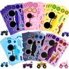 24 Sheets Make Your Own Stickers, Car Make-a-face Sticker Trucks,