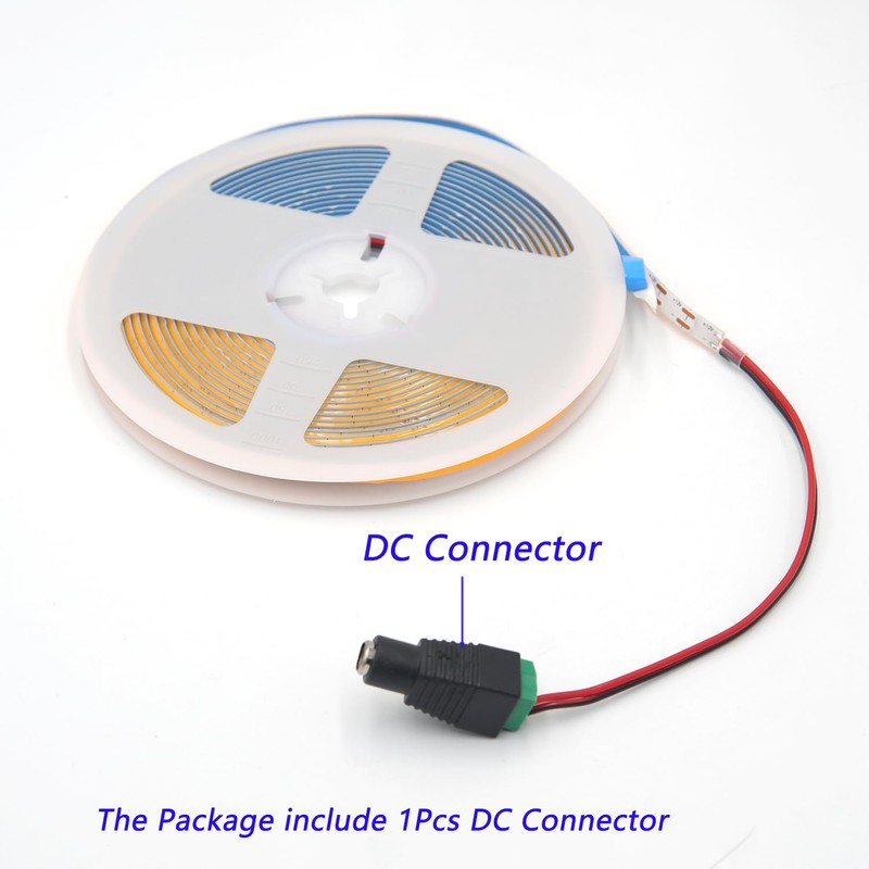 5mm COB LED Strip ,12V 400LEDs/m RA>90 High CRI Cool