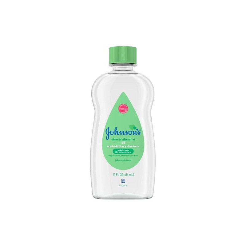 Johnson & Johnson Baby Oil, Aloe Vera & Vitamin E,