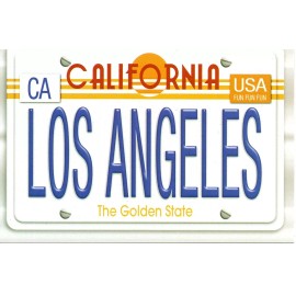 T-508 SOUTHERN CALIFORNIA LOS ANGELES LICENSE PLATE POSTCARD [ONE 1 CARD]