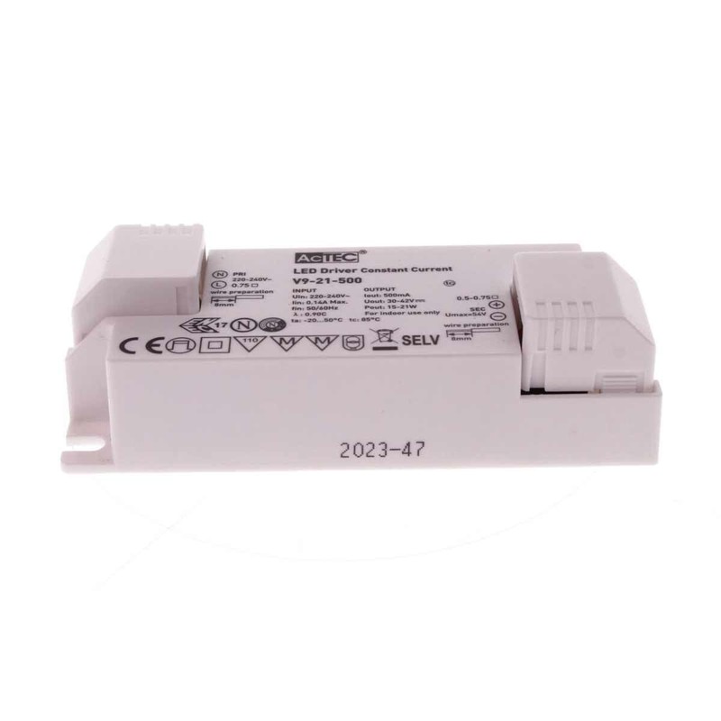 LED Driver DC Constant Current 500mA 30V-42VDC to Power LED