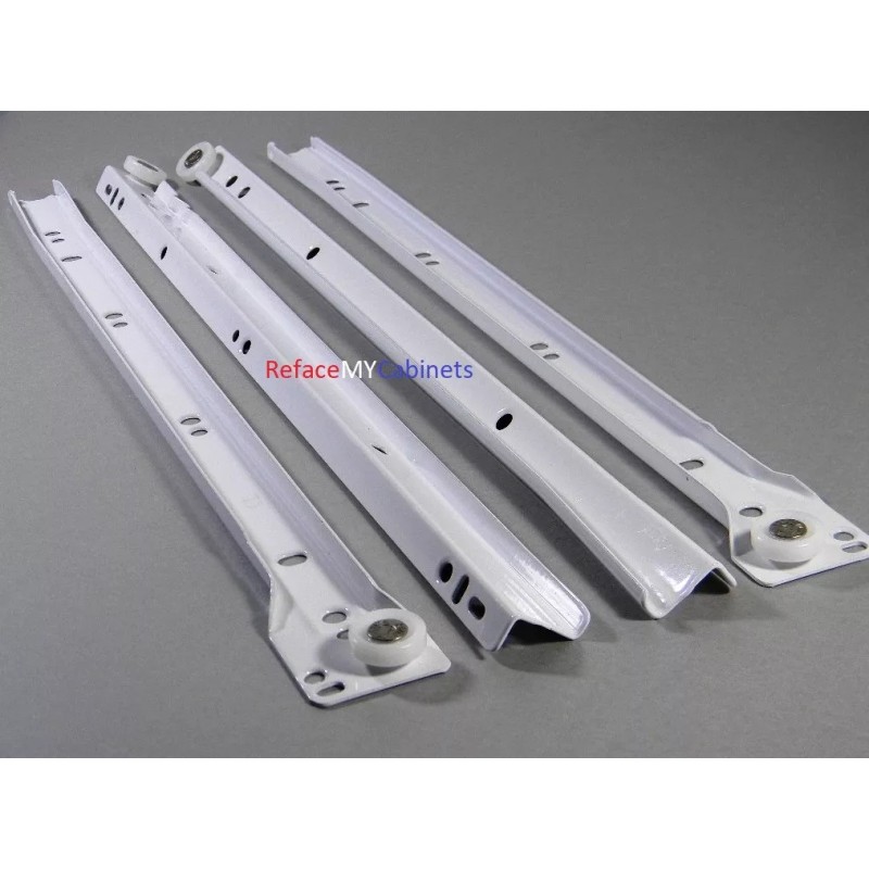 Knape & Vogt KV 1805 3/4 Extension White Epoxy Drawer