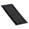 Steinberg14 Black Ventilation Grille, 300 x 130 mm, Plastic Exhaust