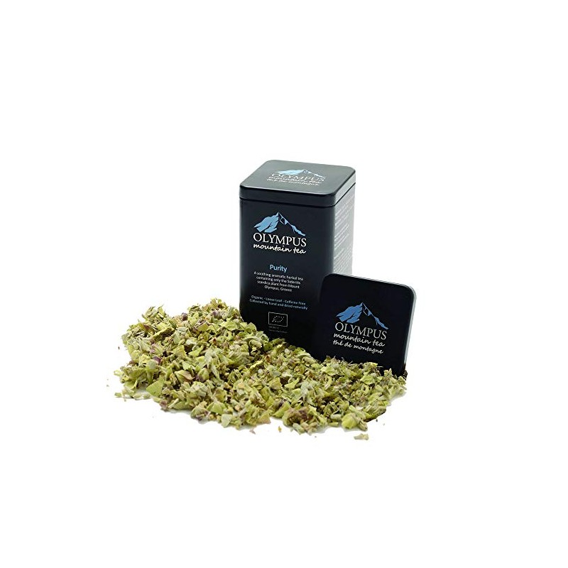 Organic Greek Mountain Tea, Purity - OLYMPUS Mountain Herbs. 100%