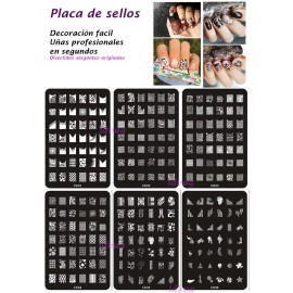 3 Placa De Sello Medianas +10 Tintas Y Sello Envio Gratis
