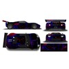 Blue Lightning Strike Graphic Vinyl Car Wrap Film Sheet +