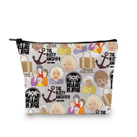 Zuo Bao Retirement Party Cosmetic Bag Golden Women Holiday Stay Golden Travel Golden Women Merch 1985 Complete TV Series Friends Squa (ANCHOR)