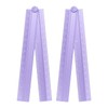 sourcing map 2pcs Folding Straight Ruler 30cm Metric Aluminum Alloy