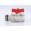 zencQ Ball Valves with Red Handle for Distributor 1 Inch,