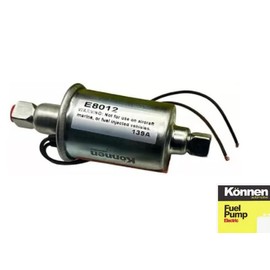 Bomba Gasolina Carburador Universal Electrica Tipo Filtro, Incluye Filtro de Gasolina, Abrazaderas y Conectores para su Facil Instalacion Marca: Konnen