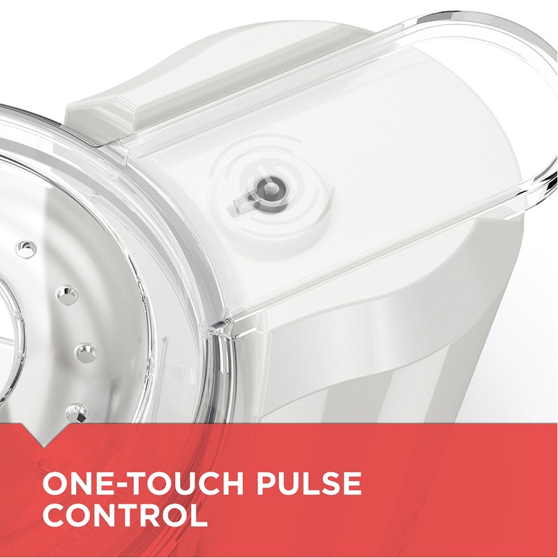 BLACK+DECKER HC150W 1.5-Cup Electric Food Chopper, White, 1.5_cup