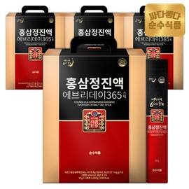 Sunsu Food (현대Hmall)순수식품 6년근 홍삼정 에브리데이365 홍삼 스틱 4박스(400포) 실속형 Hyundai Hmall Pure Food 6-Year-Old Red Ginseng Extract Everyday 365 Red Ginseng Sticks 4 Boxes (400 Packs) Value Pack