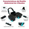 Rodillo para Ejercicios Abdominales, Rueda de Rebote Automático con Soporte