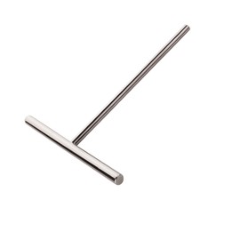 Smooth T Shape Stainless Steel Crepe Maker | 20 cm Long Handle for Dough And Pancake Distributor | 18x20 cm