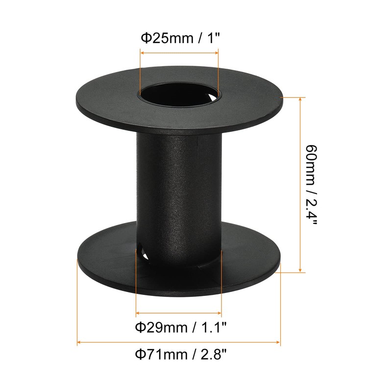 PATIKIL 2.8 Inch Floss Bobbins, 10 Pack Plastic Empty Thread