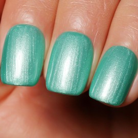 Firedeep Pearl Mint Green Gel Nail Polish, 16ML Shimmer Green Gel Polish Soak Off UV/LED Manicure DIY at Home 0.54 Fl Oz