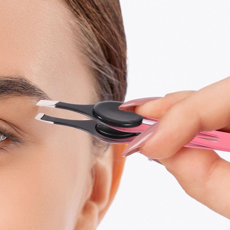 SAFIGLE 5Pcs Eyebrow Clips Durable Trimming Tools Ergonomic Design for