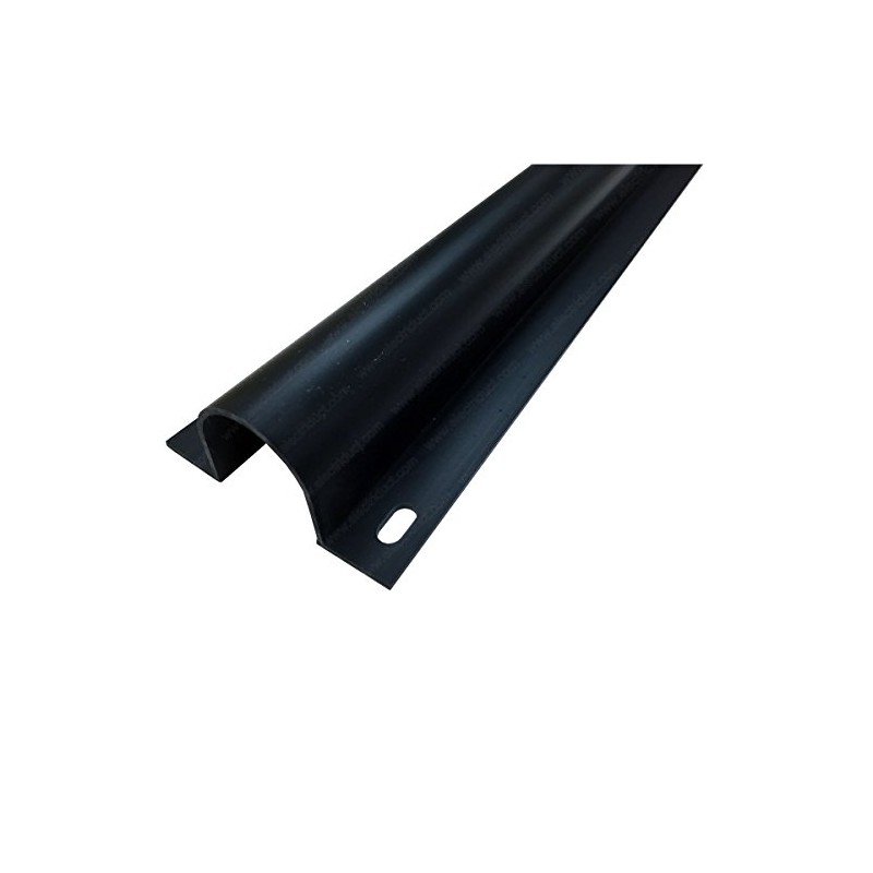 Electriduct 3" Plastic Flanged Wire Guard Cable Raceway - (1
