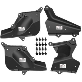 A-Premium Splash Guards Fender Liner Shields Compatible with Toyota Land Cruiser J200 2007-2020 Lexus LX570 2008-2020 Front and Rear 4-PC Set