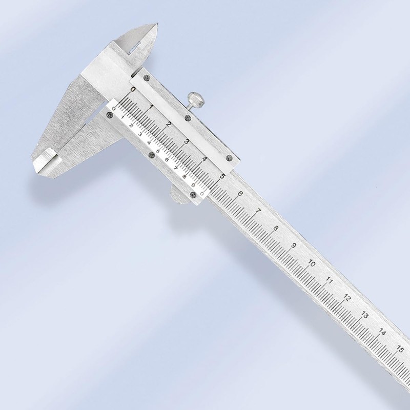 AIMALL 8 Inch Stainless Steel Vernier Caliper, 200mm Micrometer Measuring