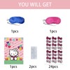 Cute Pink Party Supplies, Pin The Bow Sticker on Cat