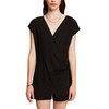 edc by Esprit Jersey Jumpsuit in Wrap Look, 001/Black