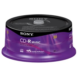 Sony 30CRM80SP 30-Pack CD-R Music Spindle