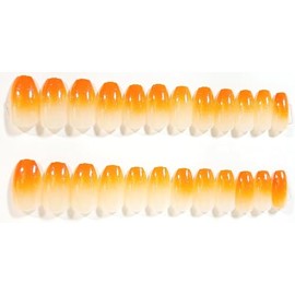 Snapdragon Ombre Sparkle Glossy Ballerina Press-On Nails - 24 Pieces - Artificial Nail Kit