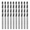 sourcing map 10pcs Brad Point Drill Bits 3mm Precise Cutting