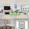 WILON Track Lighting Fixtures, 6 Light Kit Flush Mount Ceiling