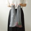 &NE NHO-189-GY Grocery Bag, Made in Japan, Eco Bag, Grocery,
